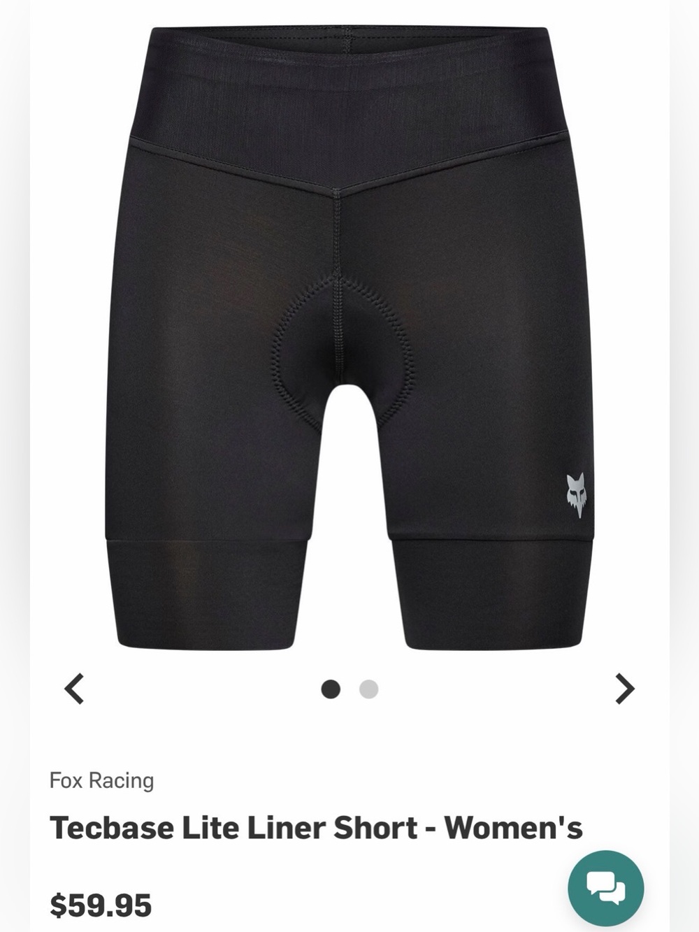 Fox Tecbase Lite Liner Cycling Shorts